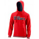Muška sportski pulover Wilson Chi Script PO Hoody-Slimfit M - wilson red