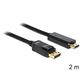 Kabel DELOCK, DisplayPort (M) na HDMI (M), 2.0m