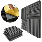 Veles-X Acoustic Self-Adhesive Wedges 50 x 50 x 5 cm - MVSS 302