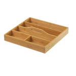 Organizer za pribor za jelo od bambusa Unimasa, 31 x 31 cm