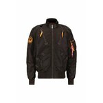 ALPHA INDUSTRIES Prijelazna jakna 'Falcon II' smeđa / narančasta