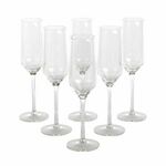 Altom Design Čaše za Šampanjac Rubin 220 ml - Set od 6 Komada