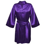 DKaren Woman's Housecoat Candy ljubičasta