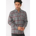 G708 DEWBERRY MEN'S SHIRT-ANTHRACITE smeđa