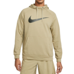 Muška sportski pulover Nike Dri-Fit Hoodie PO Swoosh - natural olive/sequoia