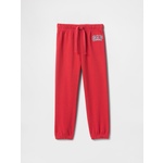 GAP Baby sweatpants with logo - Boys crvena