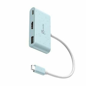 J5create JCA379EC - USB-C® to HDMI™ &amp; USB™ Type-A with Power Delivery