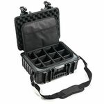 B&W Outdoor Koffer Typ 4000 schwarz mit Fototasche