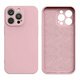 Silicone Case maskica za iPhone 14 Plus: roza
