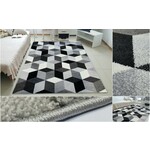 ShopJK TEPIH SUMATRA S KRATKIM VLAKNIMA SIVI E219A - FMB67 Rozmery: 140 x 190