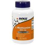 NOW Foods L-Metionin 500 mg 100 kaps.