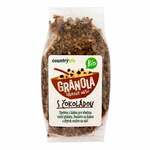 Country Life BIO Granola - Hrskave Zobene Pahuljice 350 g brusnica