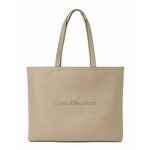 Calvin Klein Jeans Shopper torba ecru/prljavo bijela / siva