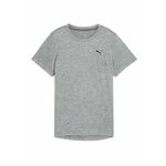 PUMA Tehnička sportska majica 'Tad Essential' kameno siva / crna 24066373