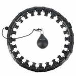 Hula hop s karrticama i utezima hms hhw01 crna