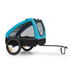 KLARFIT KLARFIT Husky, pseća prikolica za bicikl, cca 250 L, 600D, Oxfordsko platno, plava