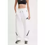 Donji dio trenirke adidas Z.N.E. boja: bež, s tiskom, JJ4747