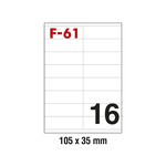 Etikete Fornax F-61 105x35mm univerzalne 100 listova