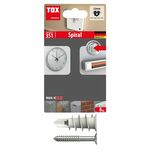 Tox SPIRAL + VIJAK (4/1) tipal spiralni plastični sa vijkom za gipsane ploče