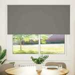 vidaXL Rolo zavjesa Blackout siva 165x130 cm Širina tkanine 161,6 cm