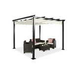 Pergola tarasowa wolnostojąca Tenerife 3 x 3m kremowy Garden Point