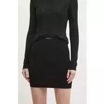 Suknja Calvin Klein Jeans boja: crna, mini, pencil, J20J225527
