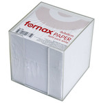 BLOK KOCKA 9,2X9,2cm S PAPIROM FORNAX BIJELI