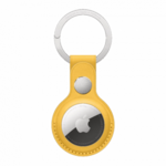 Apple AirTag Leather Key Ring Meyer Lemon