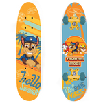 Dječji drveni skateboard Paw patrol žuti