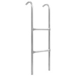 Ljestve za trampolin s 2 prečke čelične srebrne 102 6 cm - 102.6 cm 1