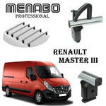 Krovni nosači za Renault Master lll 2010> 5 poprečnih šipki + graničnici