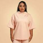 BeastPink Ženska oversized majica Bliss Pink XL