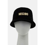 Šešir s dodatkom vune Moschino boja: crna, M3146 65417