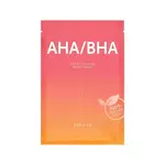 Barulab The Clean Vegan AHA/BHA Mask - Eksfolijacijska Tkaninska Maska s Kiselinama 1kom/23g