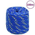 vidaXL Brodski konop plavi 18 mm 100 m od polipropilena