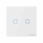Sonoff T0EU2C-TX pametni zidni prekidač, Wi-Fi, dvostruki