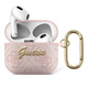 Guess GUA34GSMP Apple AirPods 3 pink 4G Script Metal Collection