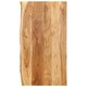 vidaXL Vrh za kupaonski ormarić od bagremovog drva 100 x 55 x 2,5 cm