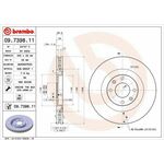 Kočni disk BREMBO 09.7398.11