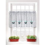Edoti Cafe curtain Papillo siva