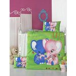 Colourful Cotton Posteljina Ranforce set za bebe, Elephant