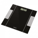 Sencor osobna vaga SBS-5050BK, crna/crno-siva, 150 kg