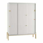 Svijetlo sivi dječji ormar 154x195 cm Cube - Pinio
