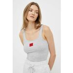 Homewear top HUGO boja: siva