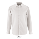 SOLS BRODY MEN - HERRINGBONE SHIRT - White,L