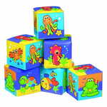 Playgro mekane kocke brojevi, boje, oblici, 6/1