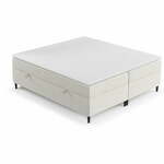 Krem boxspring krevet s prostorom za pohranu 160x200 cm Araya – Maison de Rêve