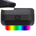 Solarni LED RGB dekorativni senzor zidne svjetiljke sumrak