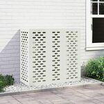 vidaXL Bijela Plastika 110 x 50 x 105 cm Pokrov za klimatizaciju