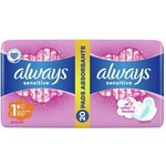 Always Sensitive Normal Plus Set higijenski uložak s krilcima 20 kom za žene